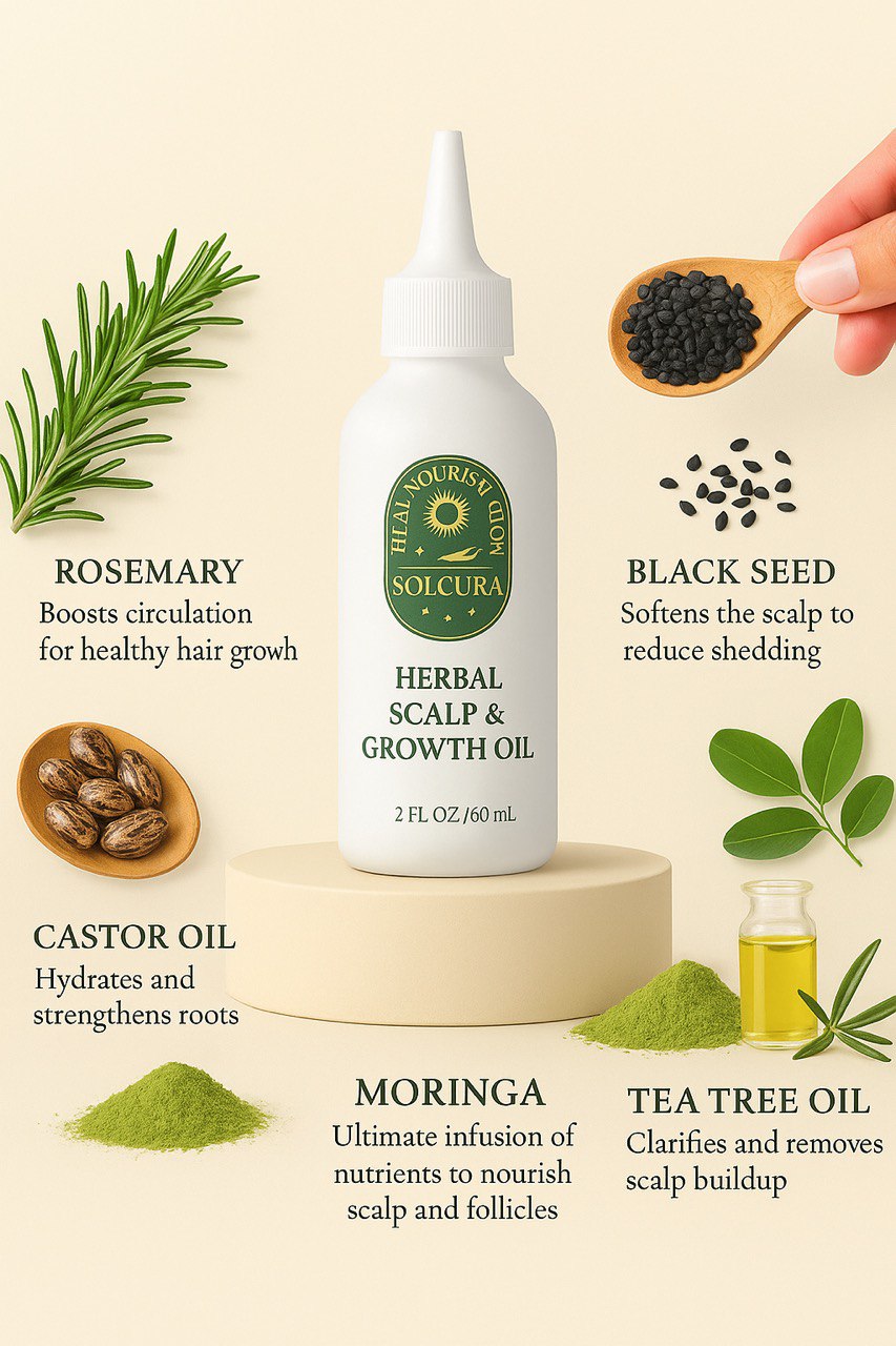 SOLCURA Herbal Scalp & Growth Oil